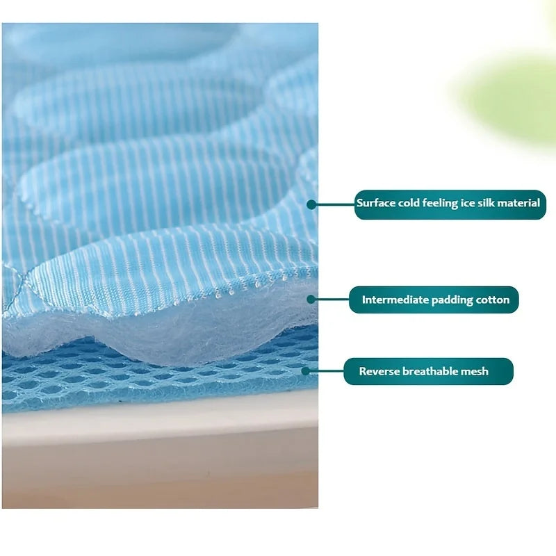 Durable Pet Summer Cooling Mat: Cold Blanket for Small & Big Cats & Dogs - HypeCart