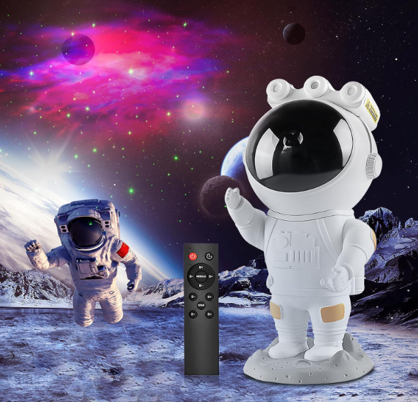 Star Projector Galaxy Night Light - Astronaut Space Projector with Starry Nebula Effects | LED Lamp for Bedroom & Home Decor | Perfect Gift