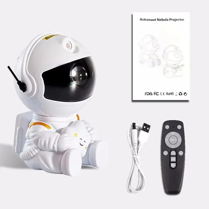 Star Projector Galaxy Night Light - Astronaut Space Projector with Starry Nebula Effects | LED Lamp for Bedroom & Home Decor | Perfect Gift - HypeCart