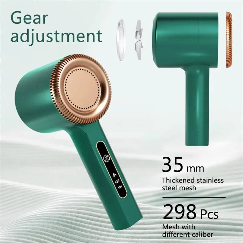 Rechargeable Lint Remover: Electric Fabric Shaver & Fuzz Trimmer for Clothes - HypeCart