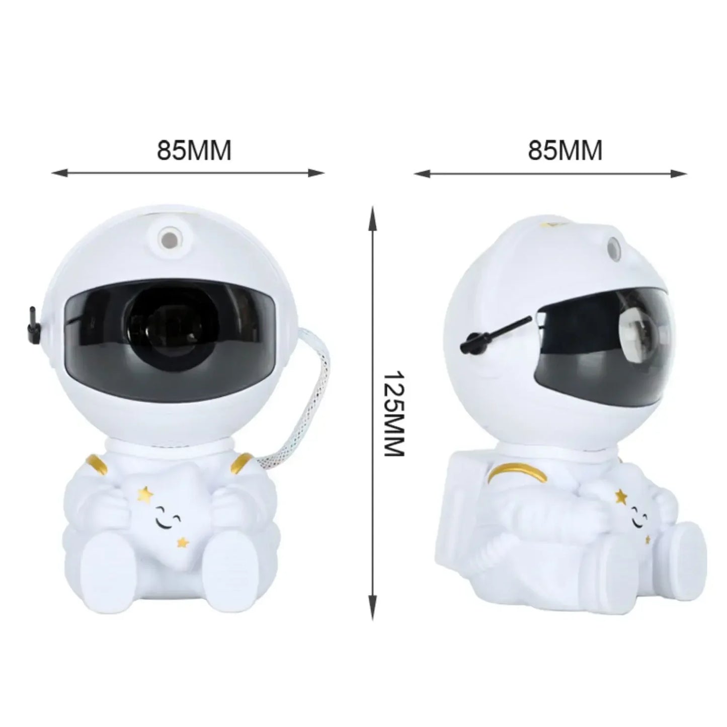 Star Projector Galaxy Night Light - Astronaut Space Projector with Starry Nebula Effects | LED Lamp for Bedroom & Home Decor | Perfect Gift - HypeCart