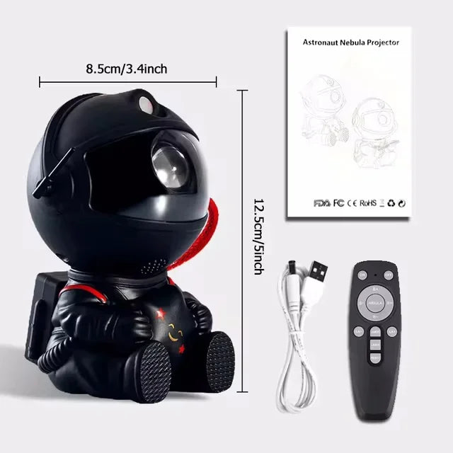 Star Projector Galaxy Night Light - Astronaut Space Projector with Starry Nebula Effects | LED Lamp for Bedroom & Home Decor | Perfect Gift - HypeCart